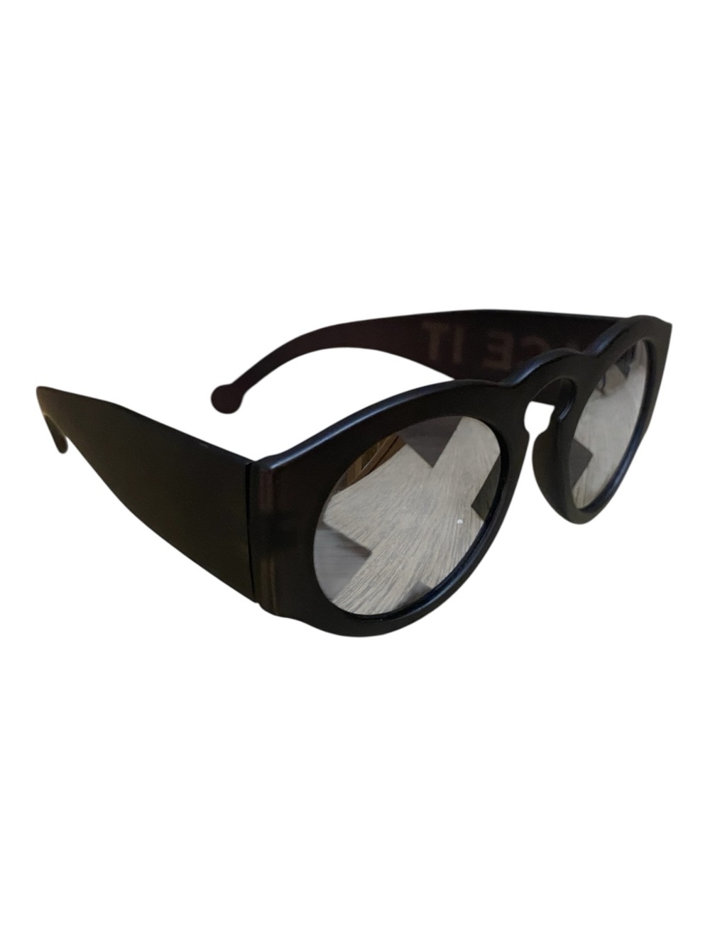 Alexandra Cassaniti Face It Black X Out Sunglasses Protest Activism